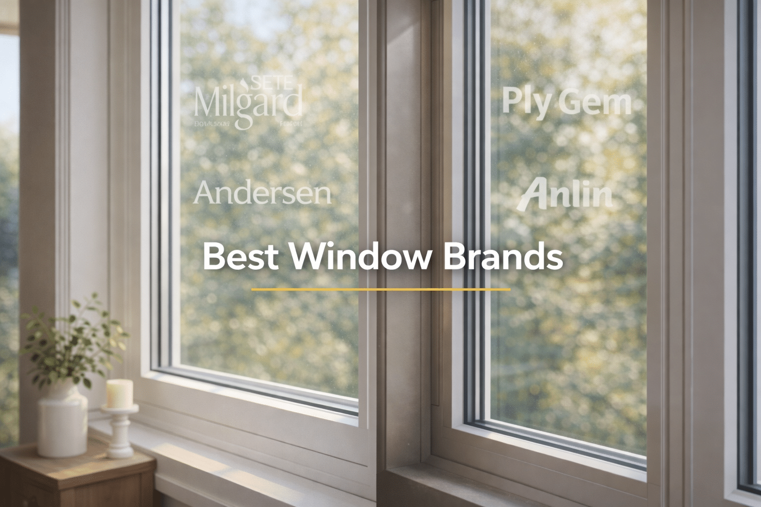 Modern vinyl windows featuring top window brands in Elk Grove California home interior